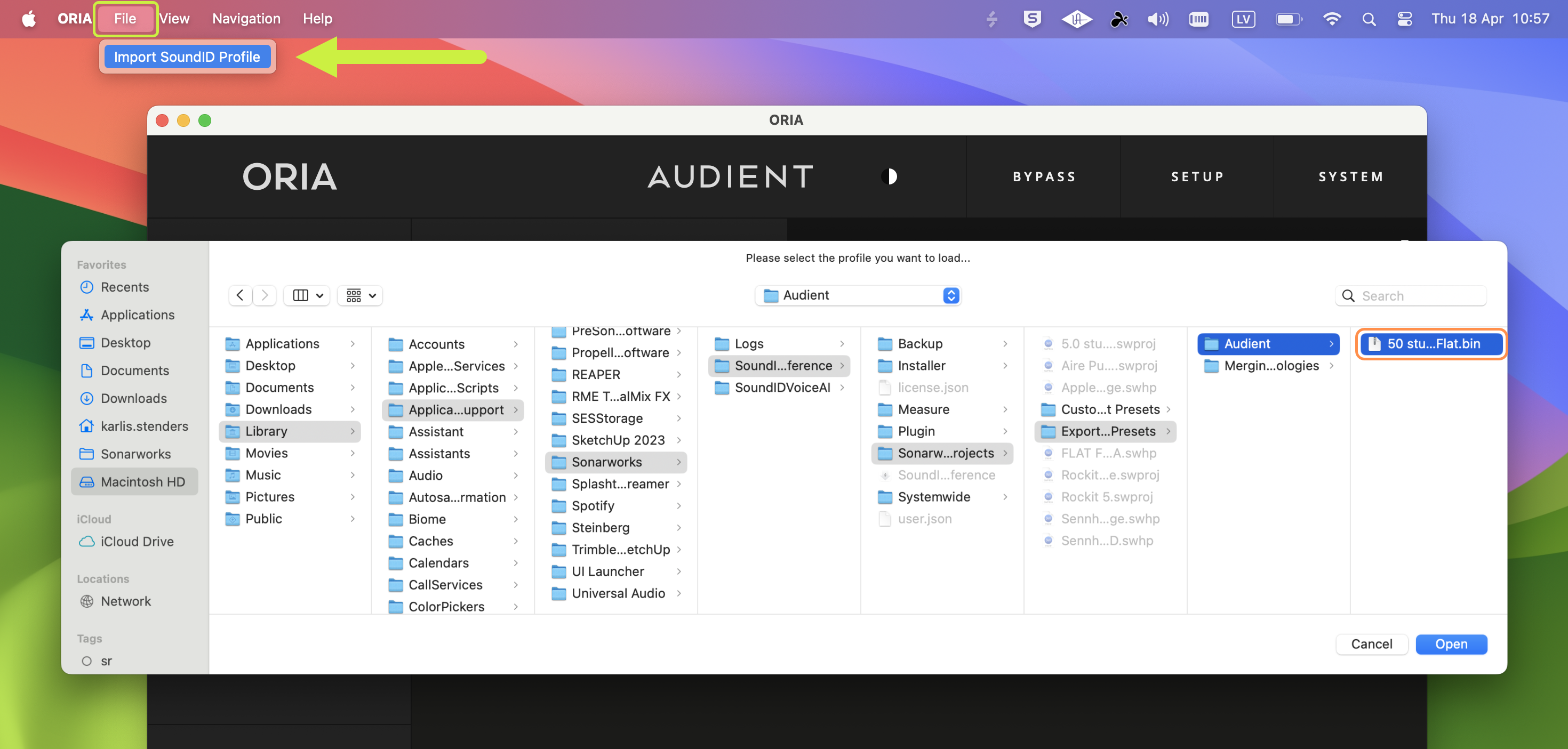 Parametric BIN file import for Audient ORIA.png