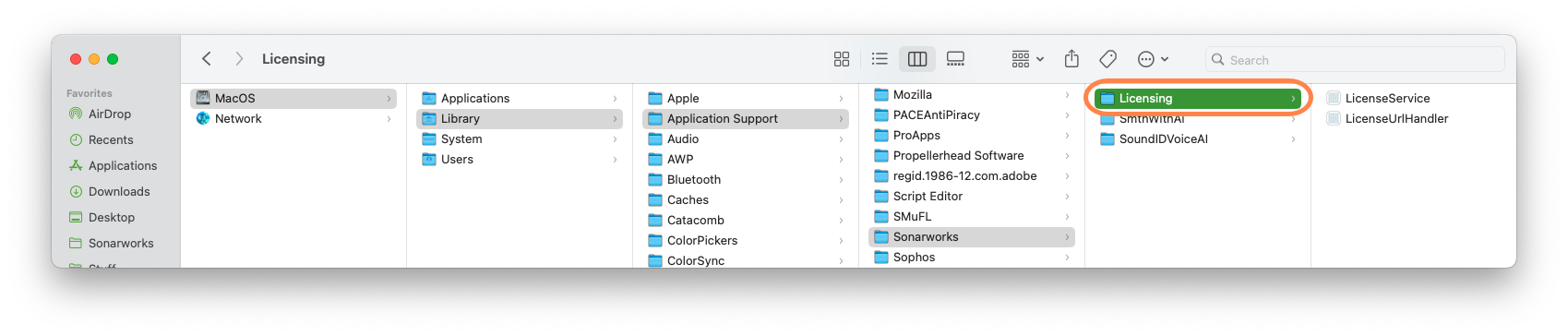 SoundID VoiceAI licensing folder mac.png
