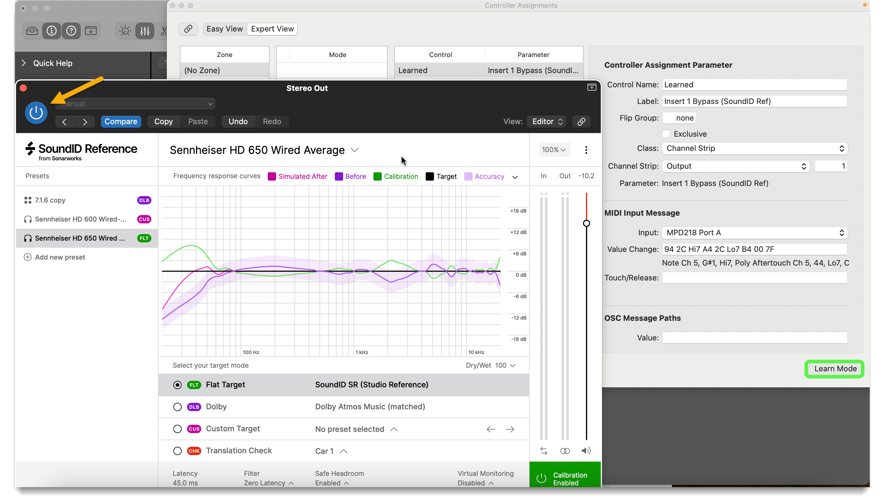 MIDI mapping in SoundID Reference – Sonarworks Support
