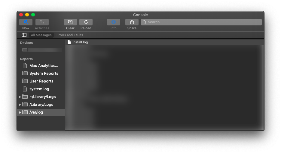 Installation log files for macos sonarworks support