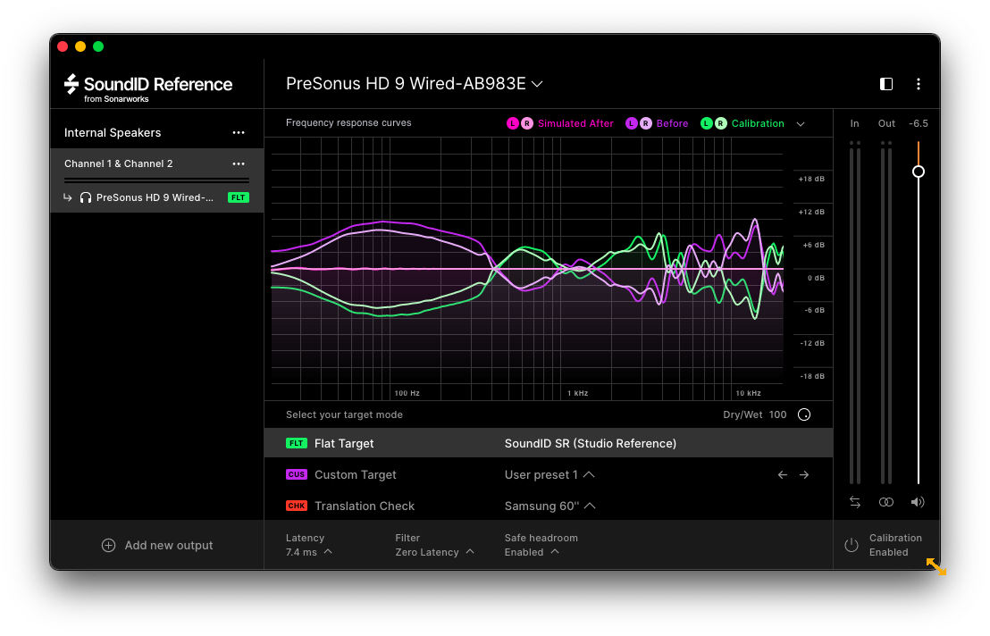 Resizing, zooming, and compact view in the standalone app – Sonarworks